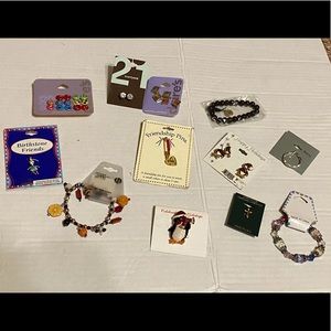 💜$3  add on Lot Of 12 Fashion Jewerly Pieces
